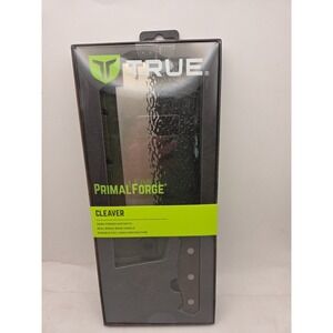 PRIMAL FORGE CLEAVER 7.87 in KNIFE WITH MONZO WOOD HANDLES AND SHEATH BRAND NEW